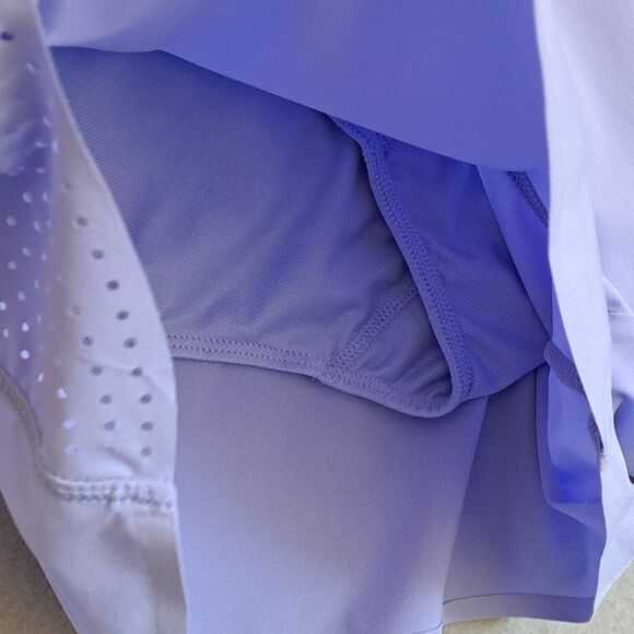 Athleta Hustle 3 Shorts Periwinkle Purple Women’s Size 2X Running Activewear - Picture 7 of 12